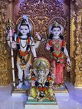 Bhagwan Shri Shankar, Shri Parvatiji and Shri Ganeshji